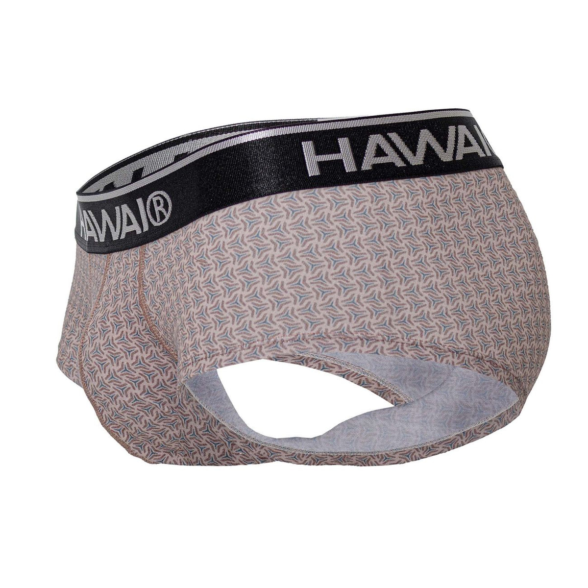 HAWAIR Printed Briefs - Cocoa