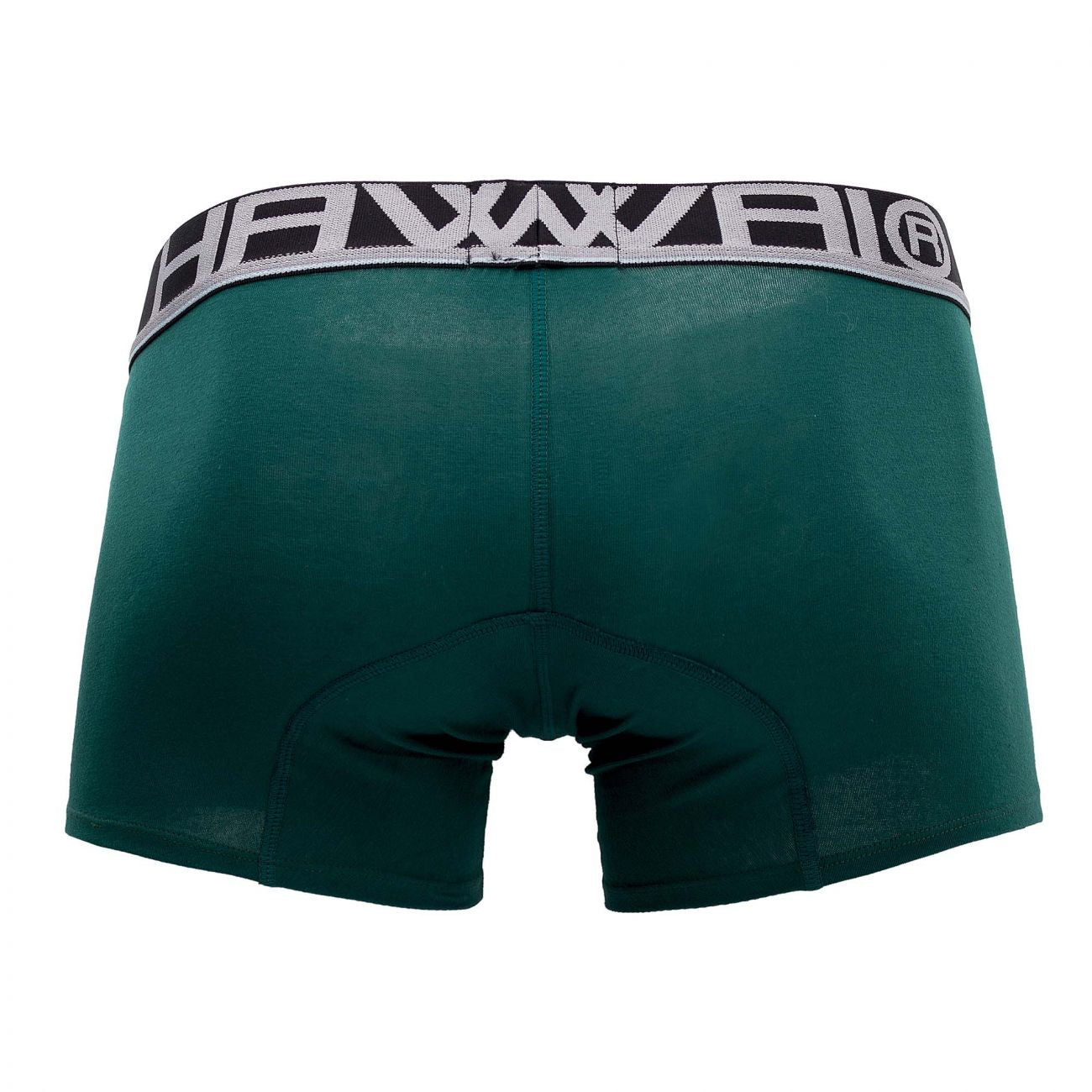 HAWAIR Men's Underwear 4986 Solid Athletic Trunks Color Green