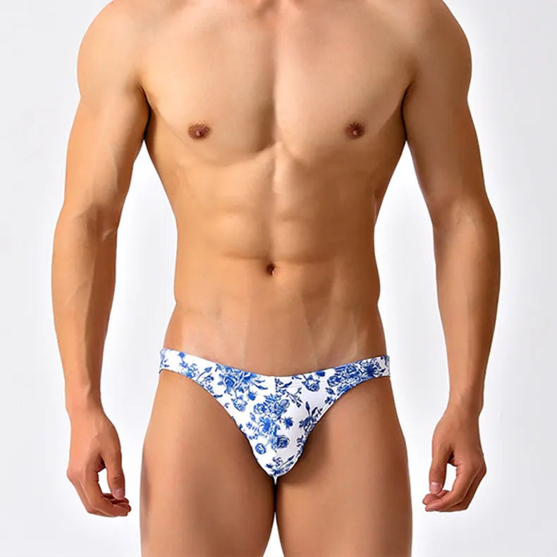 Red Disco Low Cut Swim Brief