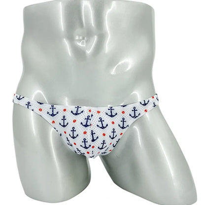 Anchors Away Mesh Low Cut Swim Brief - view 4