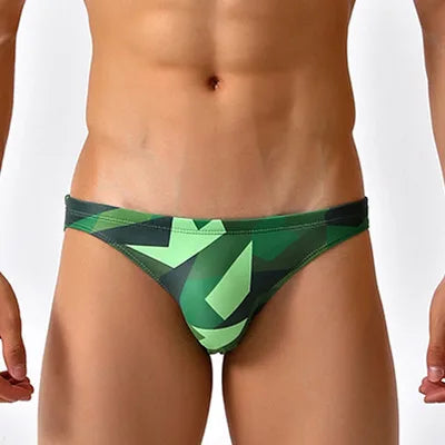 Blue Willow Low Cut Swim Brief