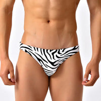 Zebra Low Cut Swim Brief - view 1