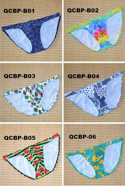 Rainbow Clouds Low Cut Swim Brief
