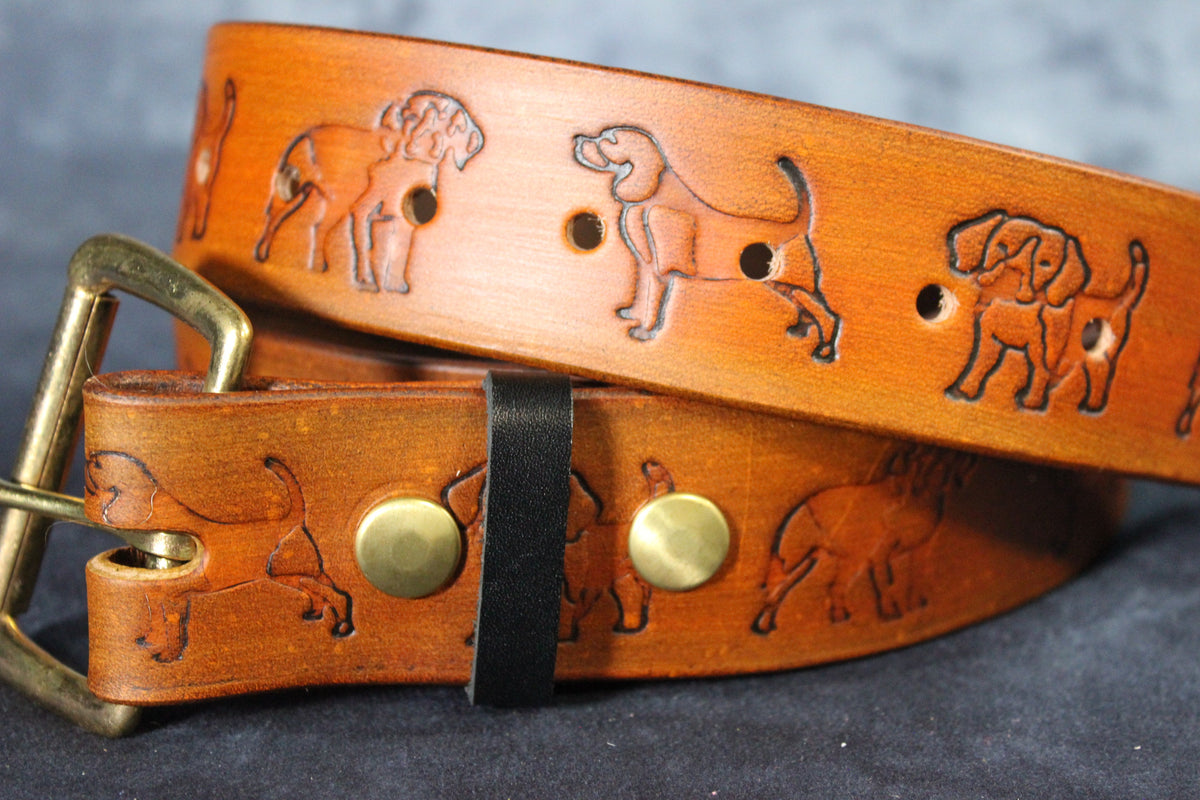 Embossed Puppy Pattern Belt - view 14