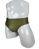 WARRIOR SOLID OLIVE BRIEFS | MEN SWIMWEAR | ETHAN UNDERWEAR | OUTFAIR | OUTFAIR