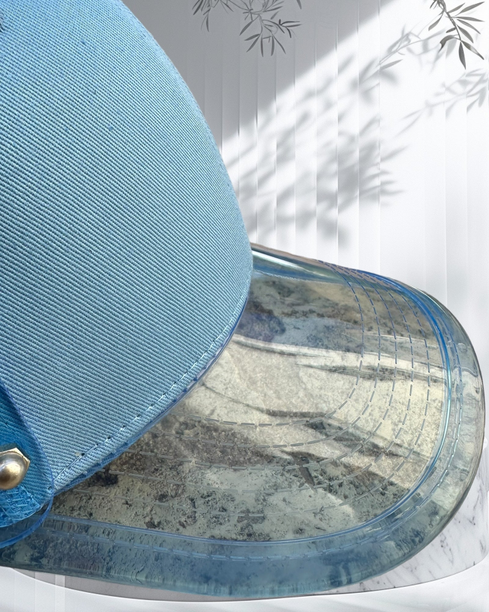 LIGHT BLUE WINGS VICER HAT | MEN ACCESSORIES | STRAPPING BOY NYC | OUTFAIR | OUTFAIR