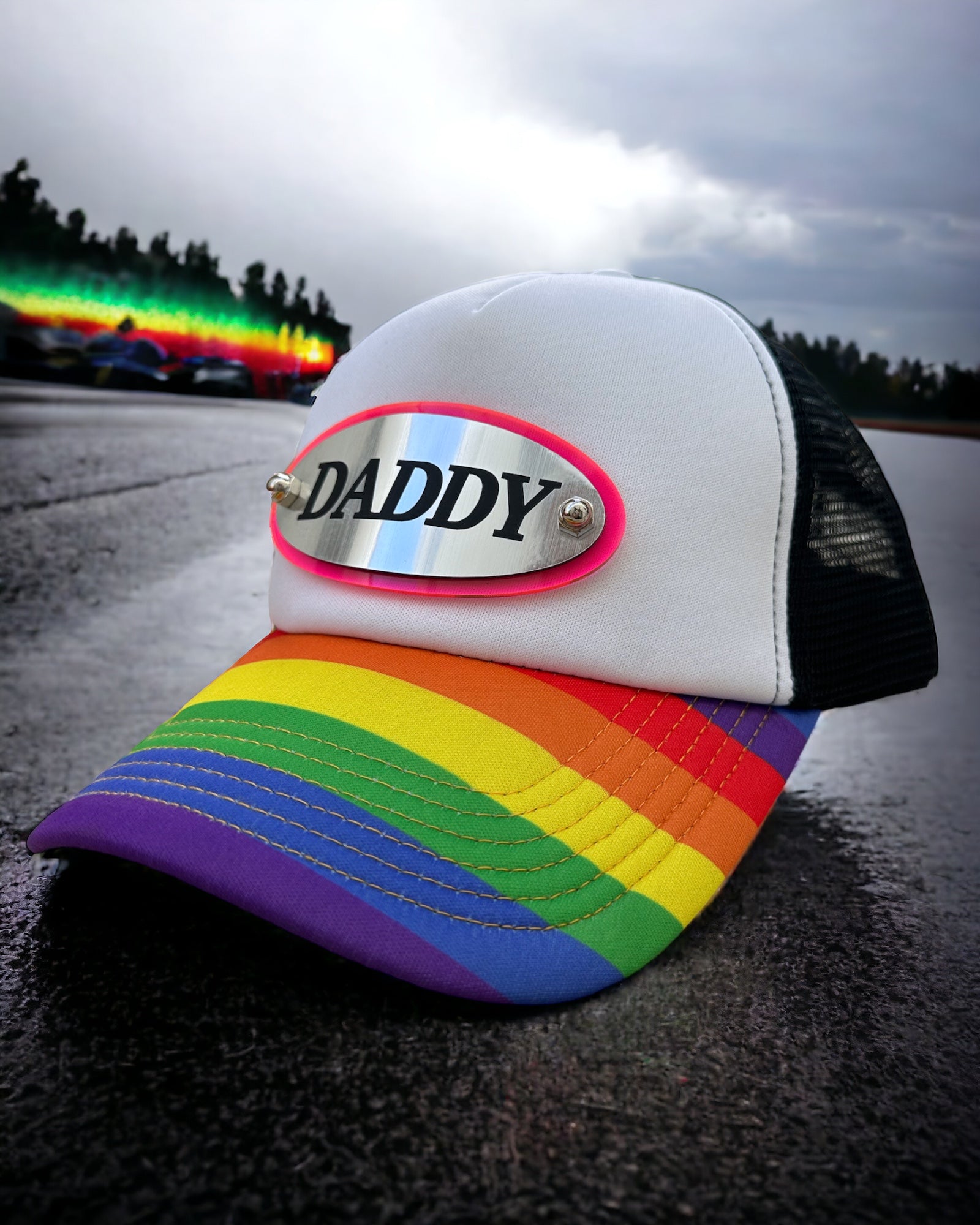 Rainbow Daddy Hat