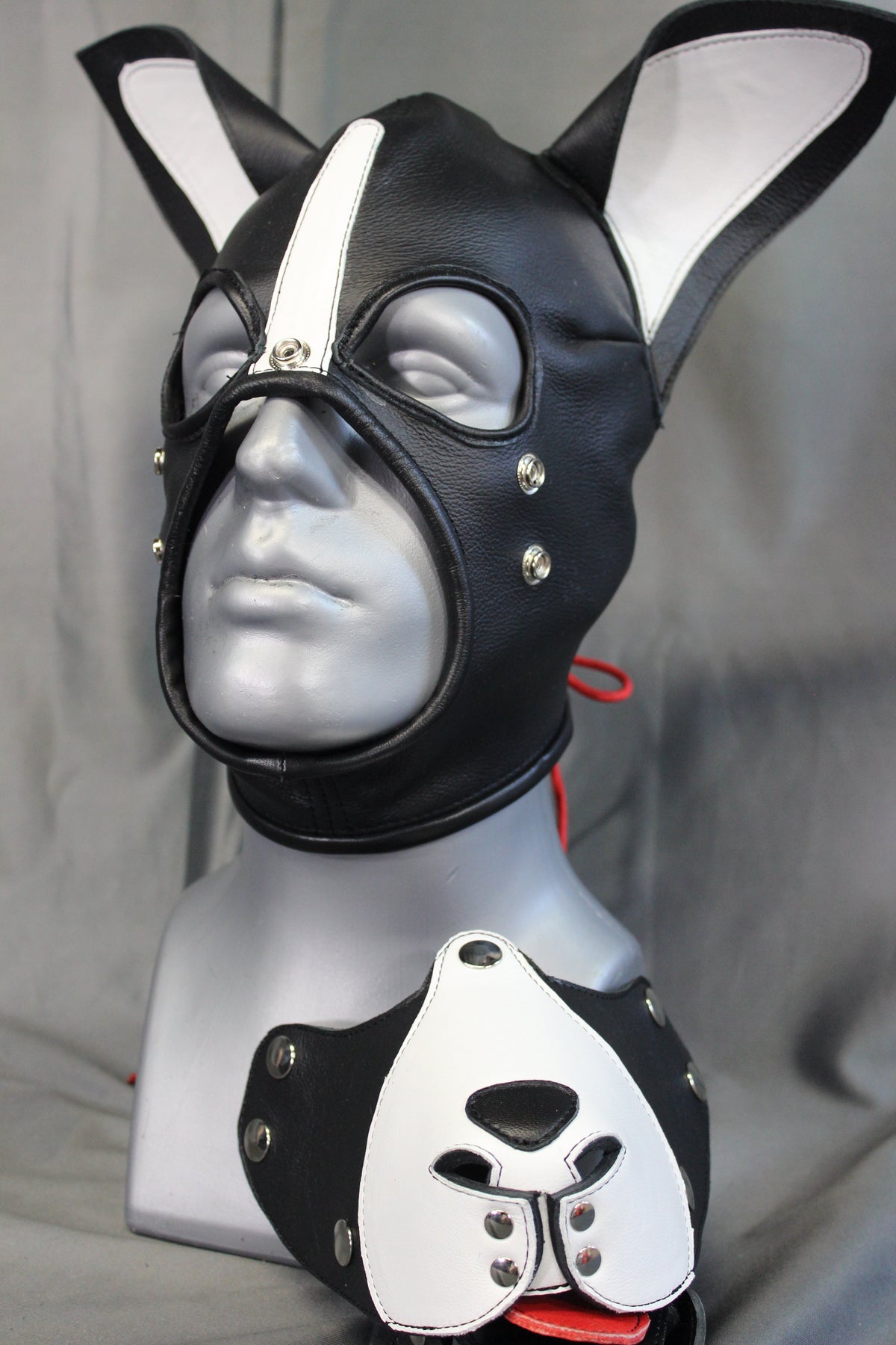 Boston Terrier Whole Head Pup Hood - view 2