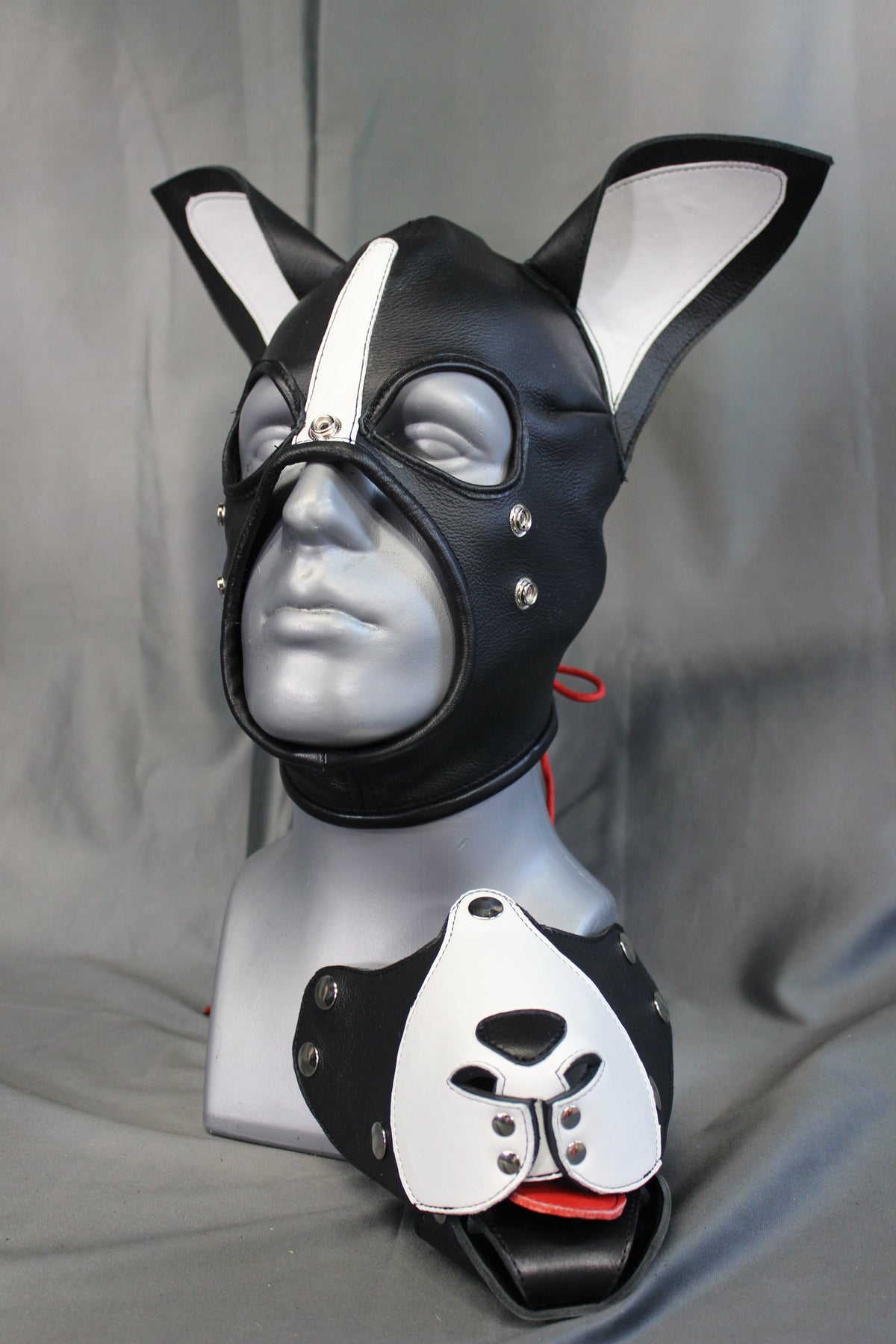 Boston Terrier Whole Head Pup Hood - view 3