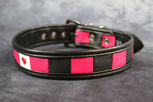 Leather Girl Flag Buckled Armband - view 2