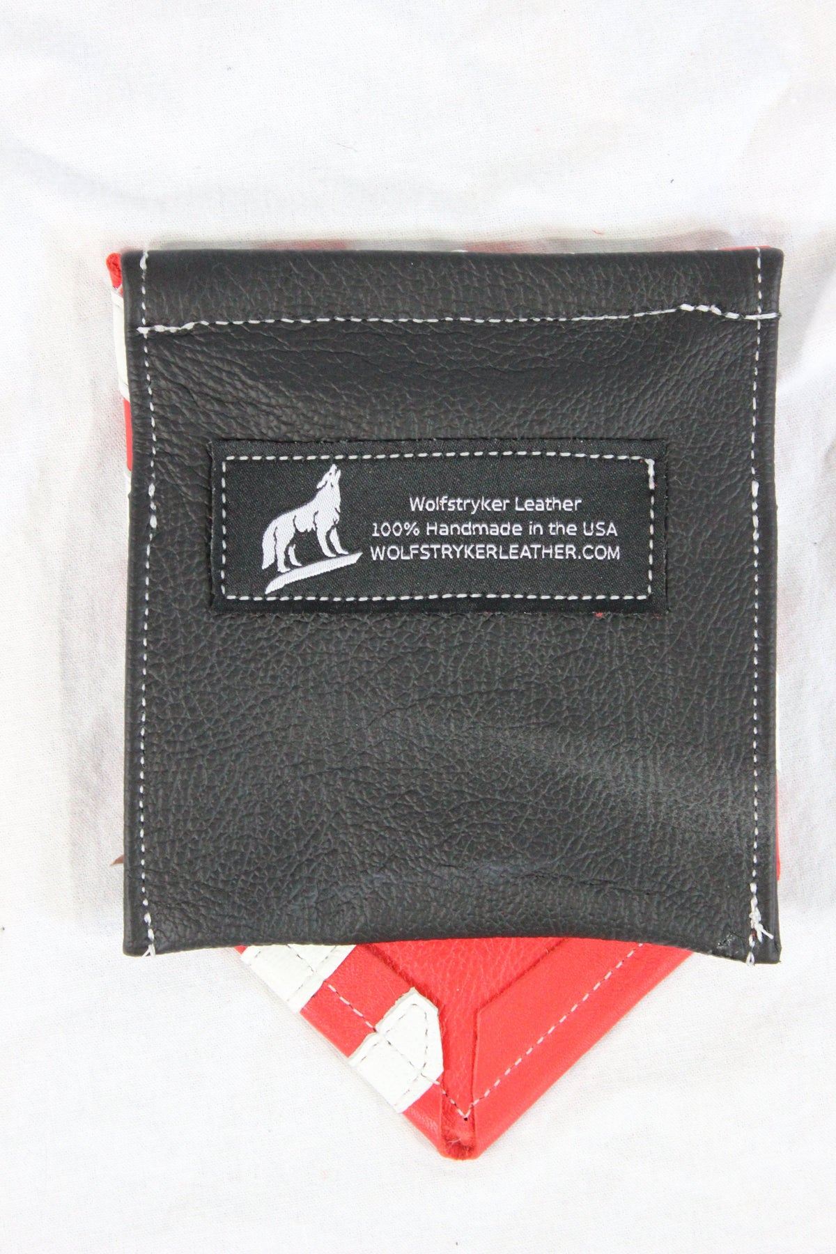 Metallic Leather Barber Fetish Pocket Flags - view 6