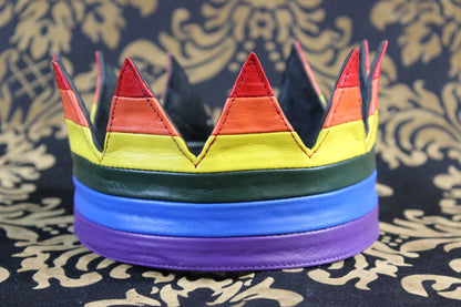 Leather Crowns from The Otter and The Fox - front view