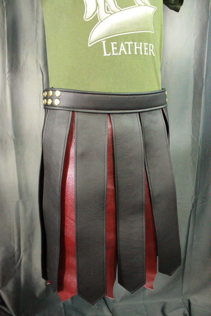 Leather Gladiator Kilt - view 5