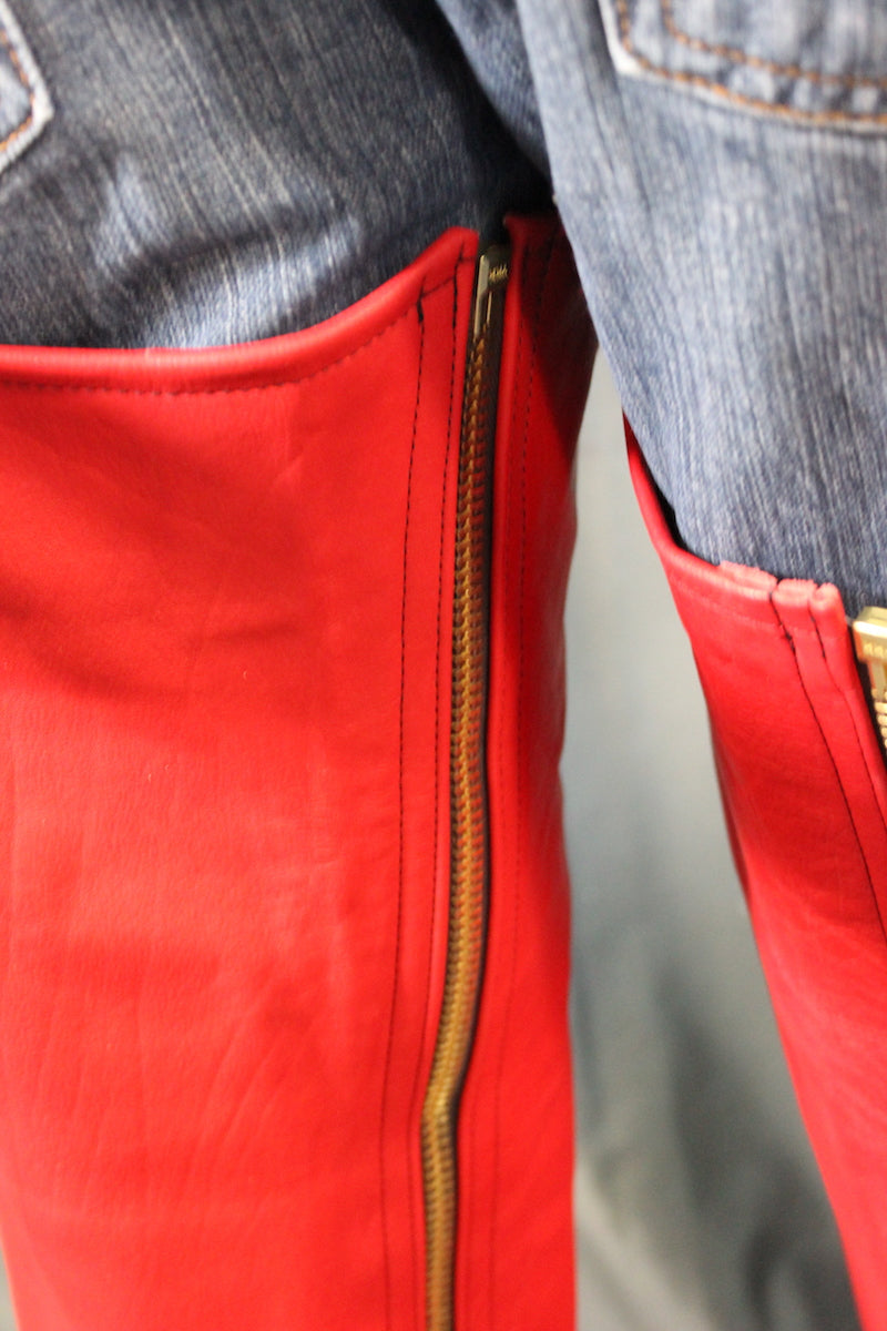 Colored Leather Chaps - view 8