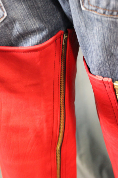 Colored Leather Chaps - view 8