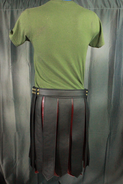 Leather Gladiator Kilt - view 8