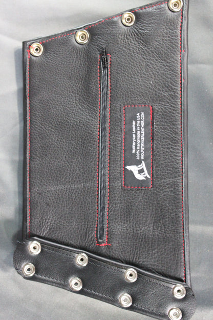 Quilted Wrist Bracer with Wallet Compartment (5") - view 13