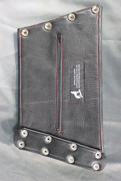 Quilted Wrist Bracer with Wallet Compartment (5") - view 14