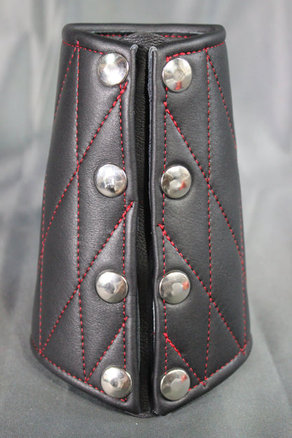 Quilted Wrist Bracer with Wallet Compartment (5") - view 15