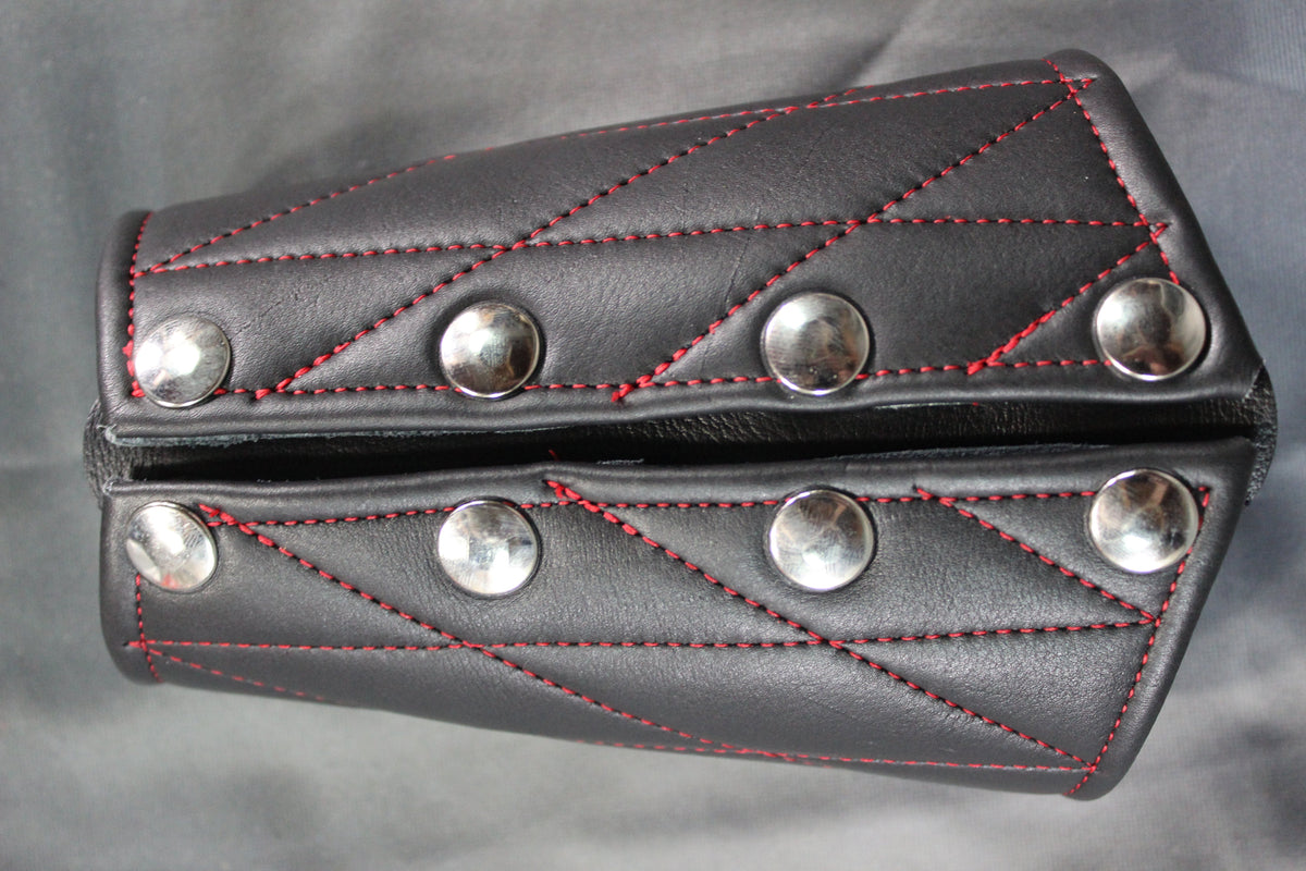 Quilted Wrist Bracer with Wallet Compartment (5") - view 18