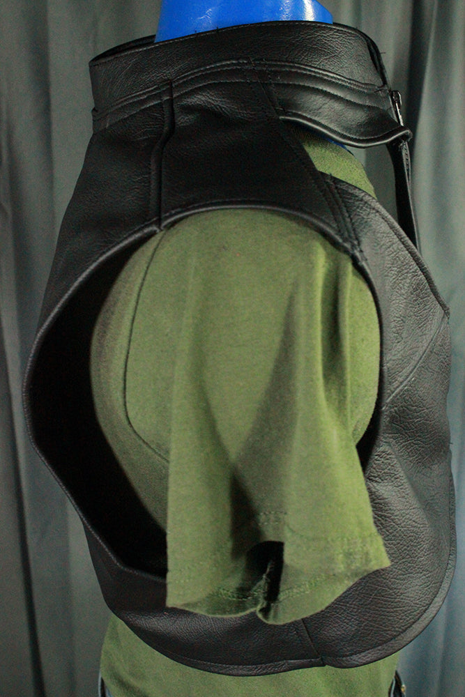 Open-Paneled Bolero Vest in Black - view 4