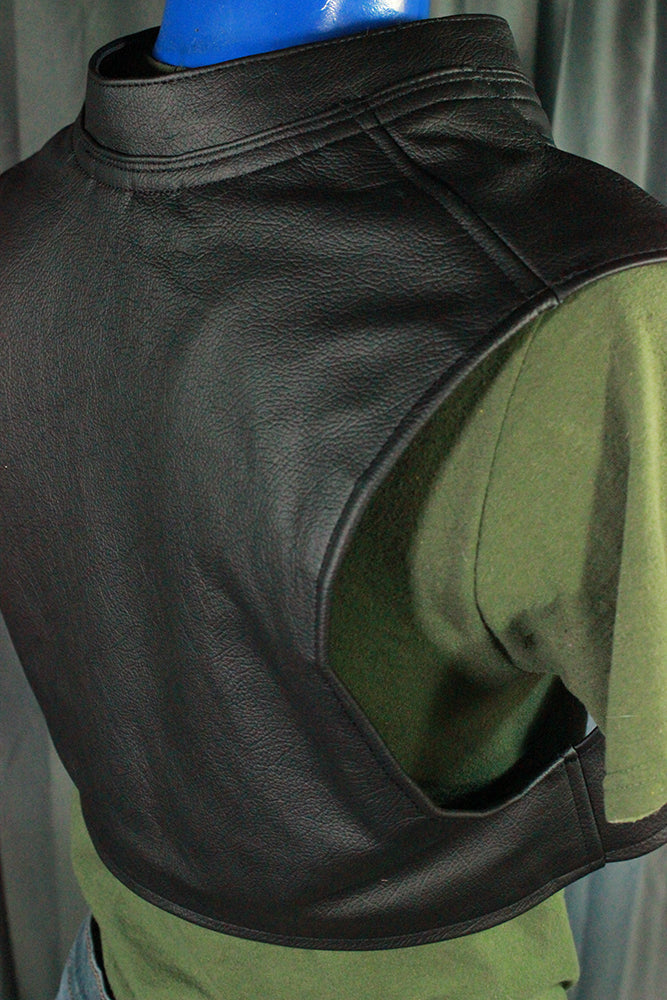 Open-Paneled Bolero Vest in Black - view 5