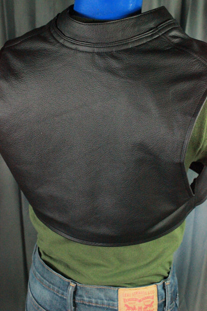 Open-Paneled Bolero Vest in Black - view 6