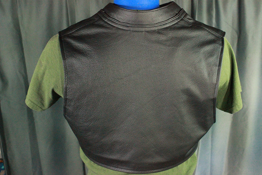 Open-Paneled Bolero Vest in Black - view 7
