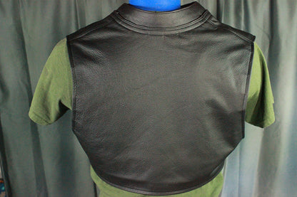 Open-Paneled Bolero Vest in Black - view 7