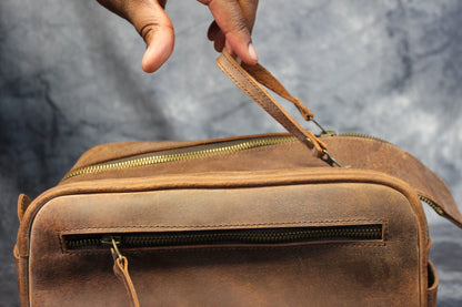 Leather Dopp Kit - view 15