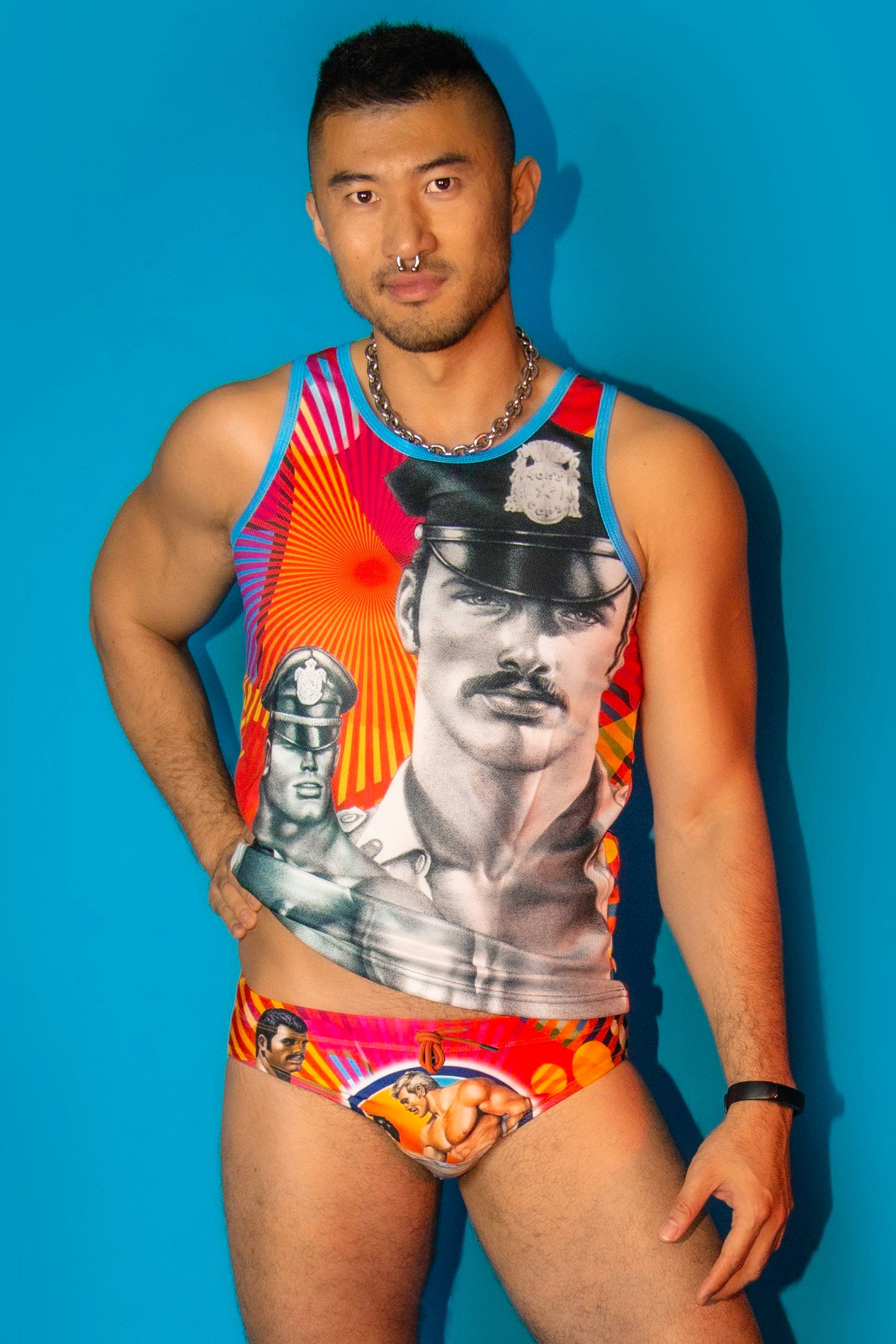 Tom of Finland "PRIDE" Swim Brief | MEN SWIMWEAR | TOM OF FINLAND | OUTFAIR | OUTFAIR