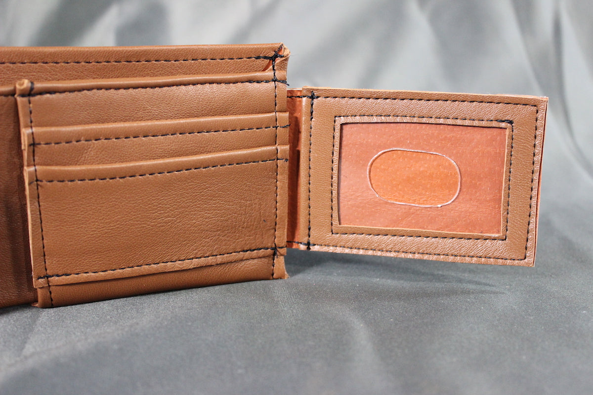 Classic Leather Wallet with Dual ID Flaps - view 2