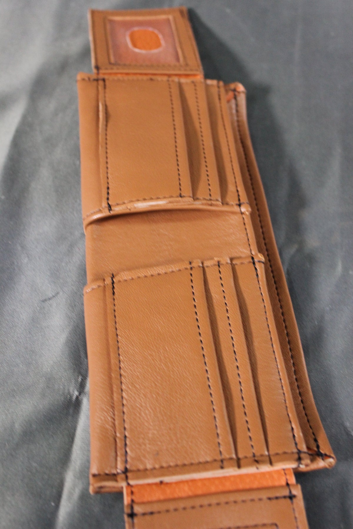 Classic Leather Wallet with Dual ID Flaps - view 3