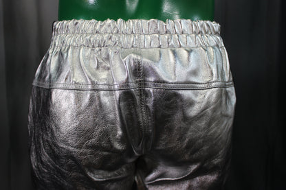 Basketball Shorts in Silver and Black - view 4
