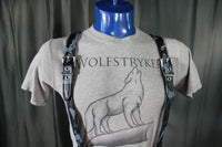Camo Suspenders - front view