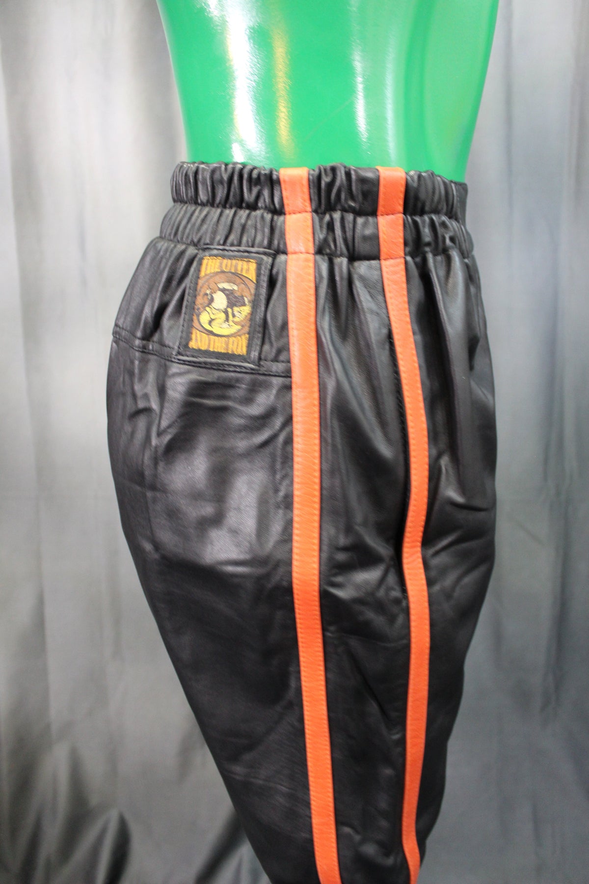 Basketball Shorts in Black and Orange - view 3