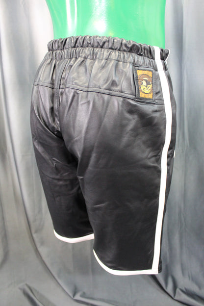 Basketball Shorts in Black and White - view 4