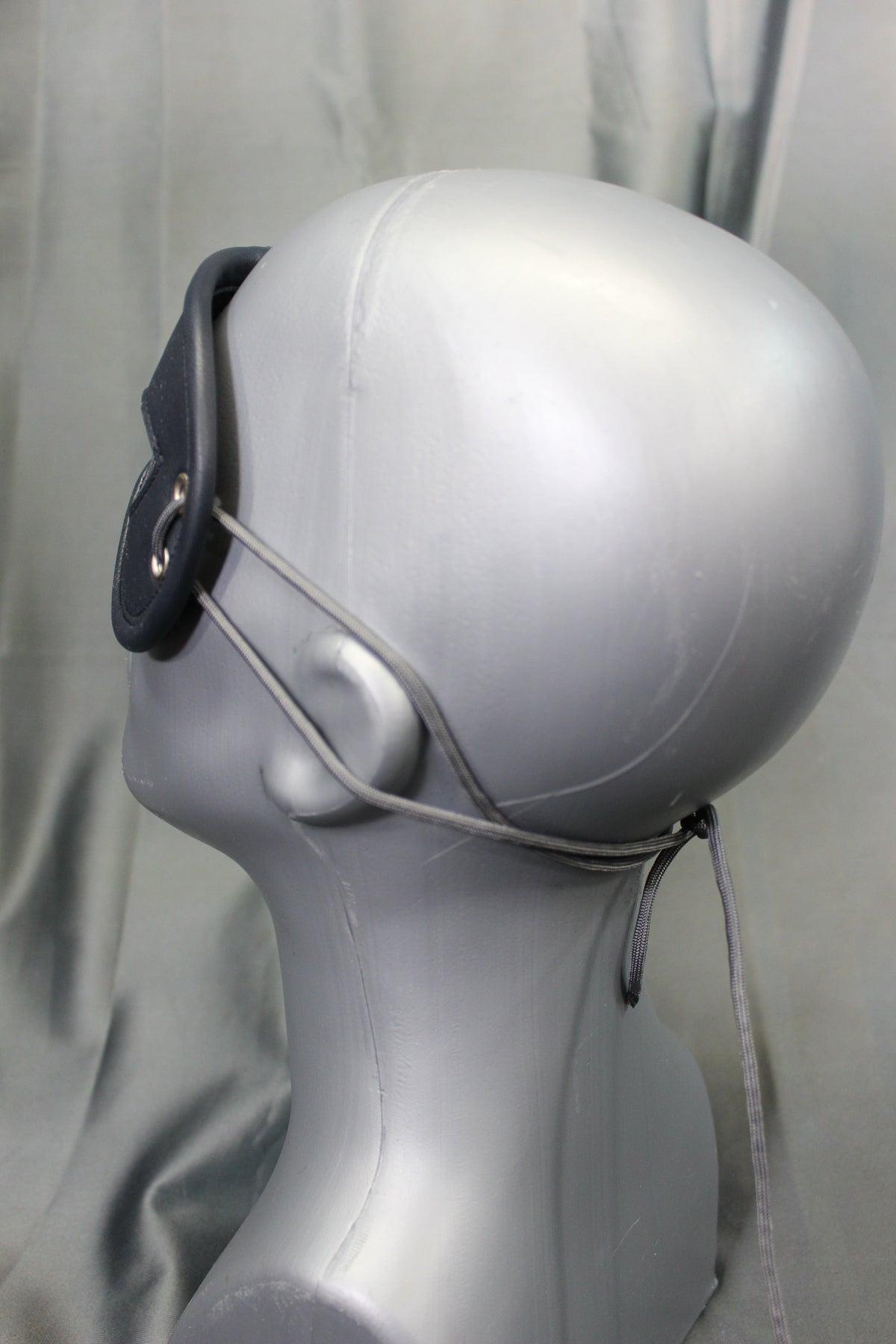 Leather Party Mask with Rolled Edge - view 4