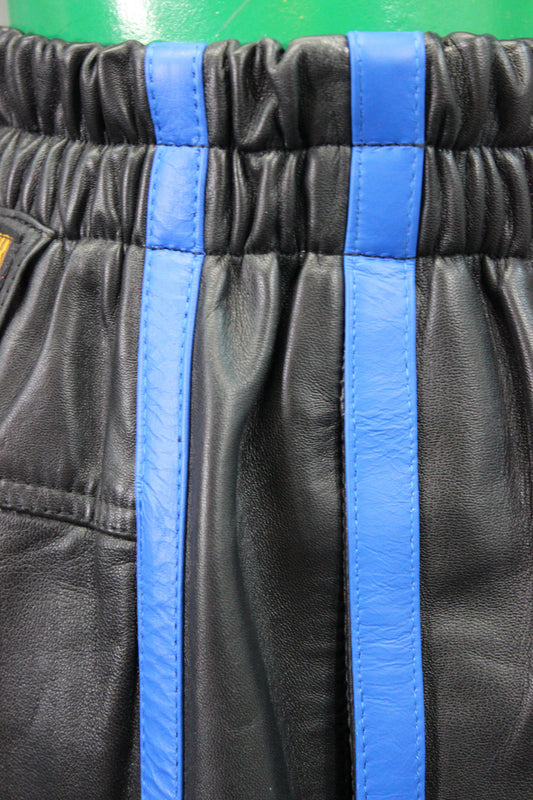 Basketball Shorts in Black and Blue - view 2