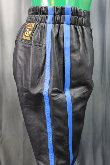 Basketball Shorts in Black and Blue - view 3