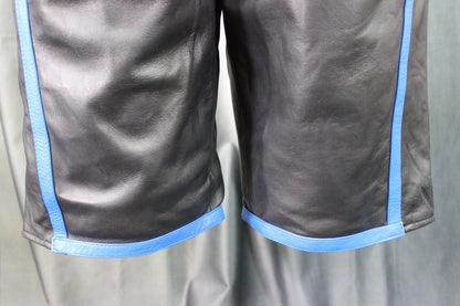 Basketball Shorts in Black and Blue - view 4