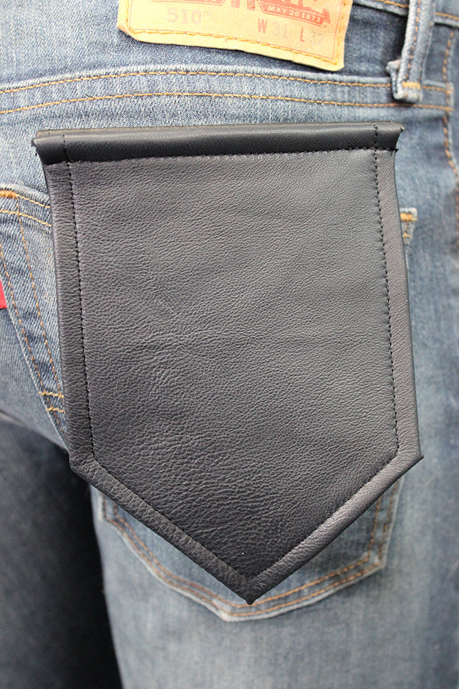 Colored Leather Pocket Flag - view 2