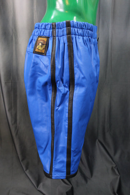 Basketball Shorts in Blue and Black - view 4