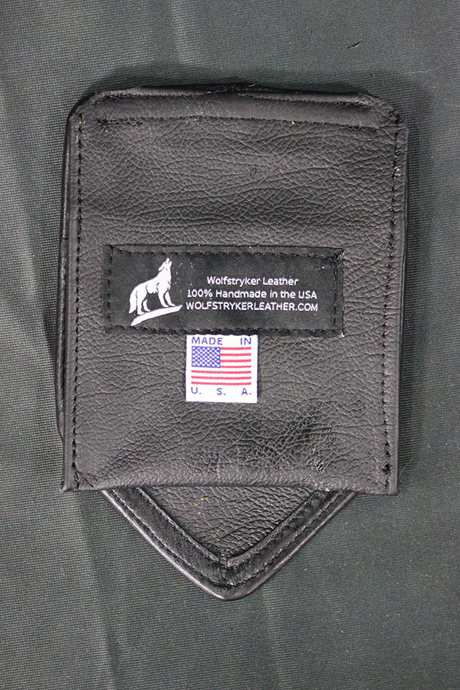 Colored Leather Pocket Flag - view 3