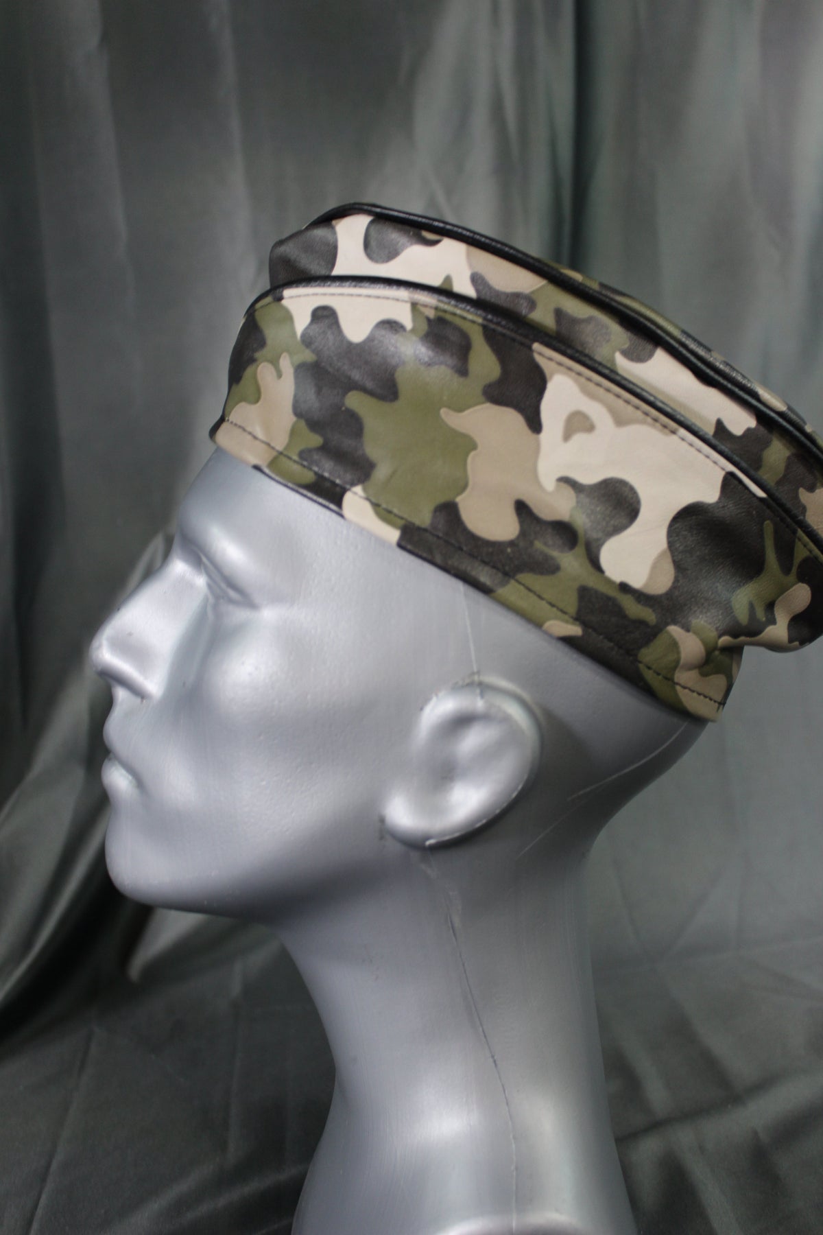 Leather Garrison Cap - view 17