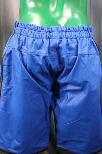 Basketball Shorts in Blue and Black - view 5
