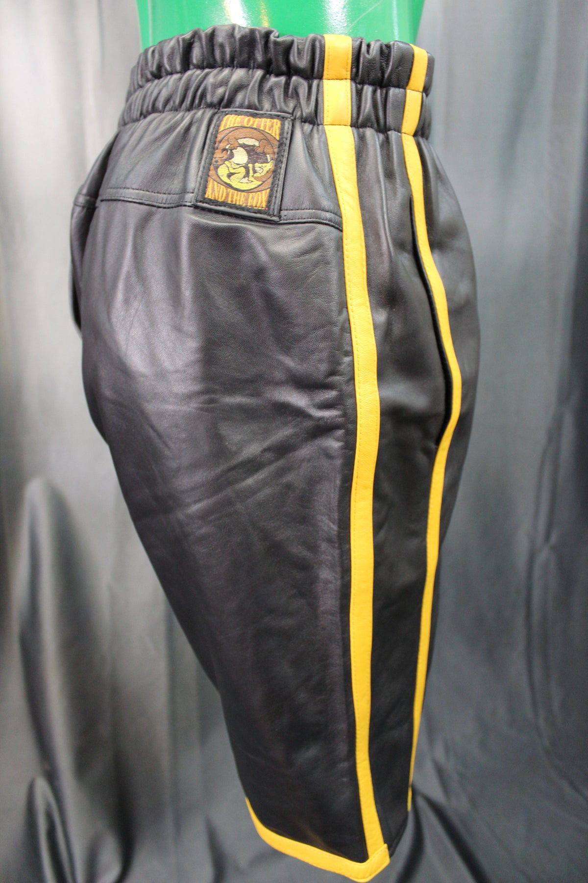 Basketball Shorts in Black and Yellow - view 5