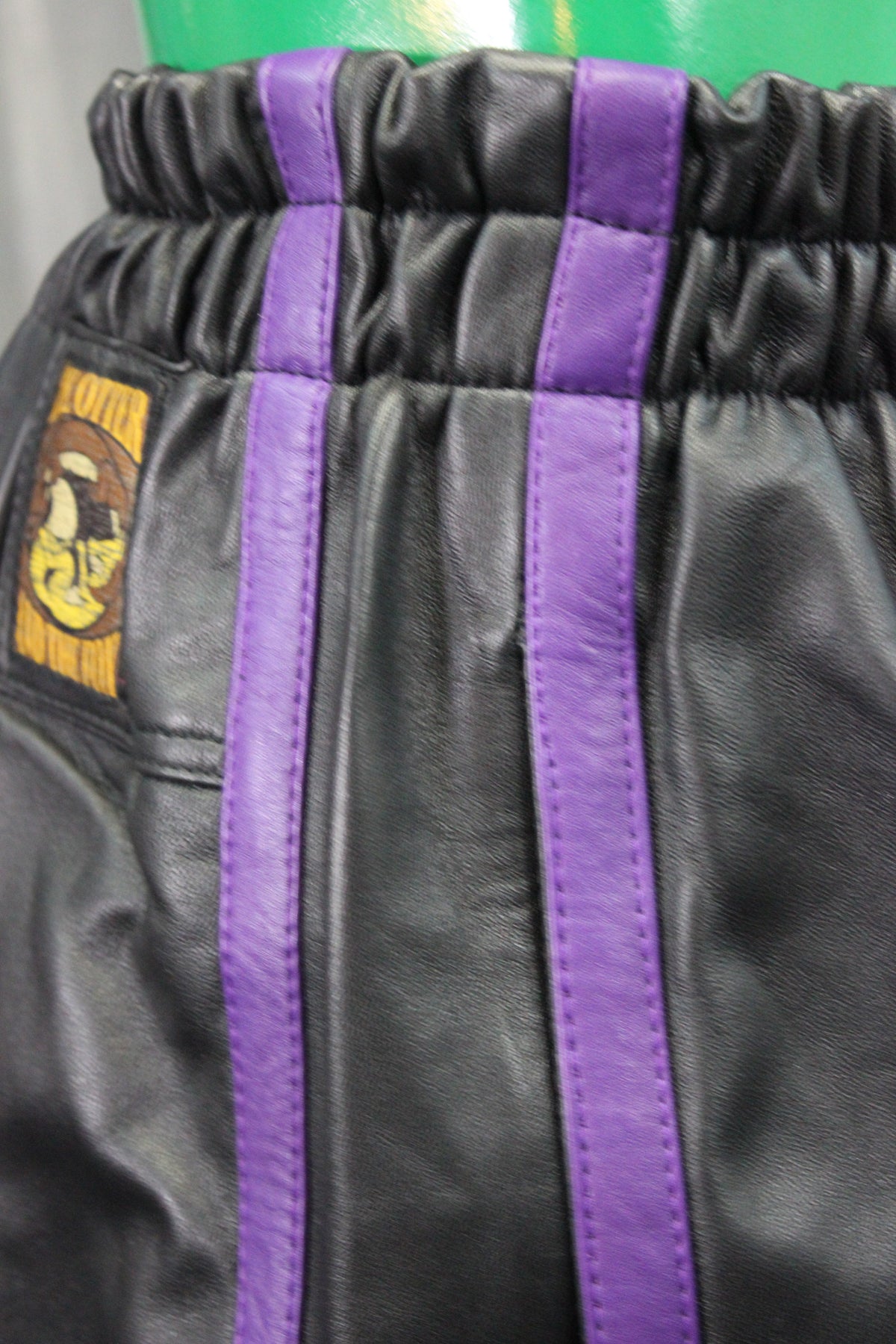 Basketball Shorts in Black and Purple - view 2