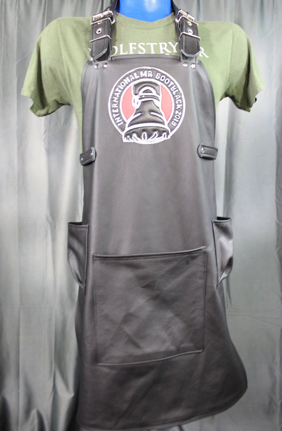 Custom Leather Aprons - front view