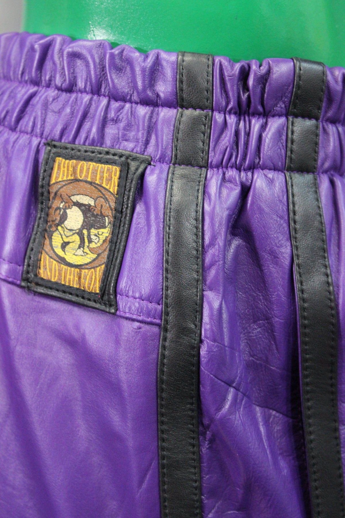 Basketball Shorts in Purple and Black - view 3
